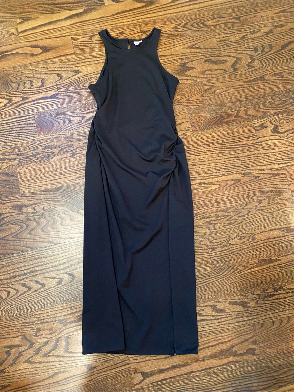 a new day Black Sleeveless Maxi Dress with Side Twist